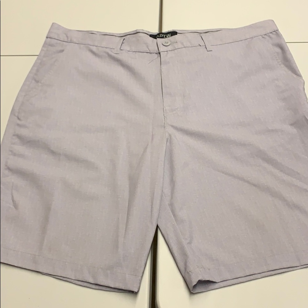 Gray golf shorts